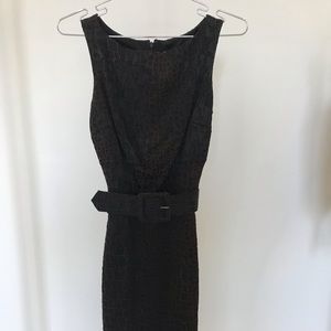 Cache Luxe belted dress. Size 2.